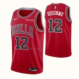 Camiseta Chicago Bulls Ayo Dosunmu #12 Icon 2021-22 Rojo